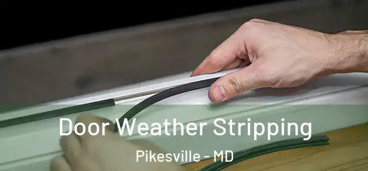 Door Weather Stripping Pikesville - MD