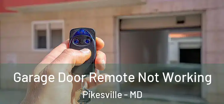  Garage Door Remote Not Working Pikesville - MD