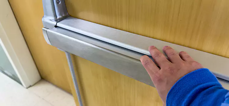 Installing a Push Bar on a Door Pikesville