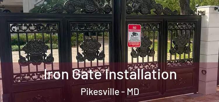  Iron Gate Installation Pikesville - MD